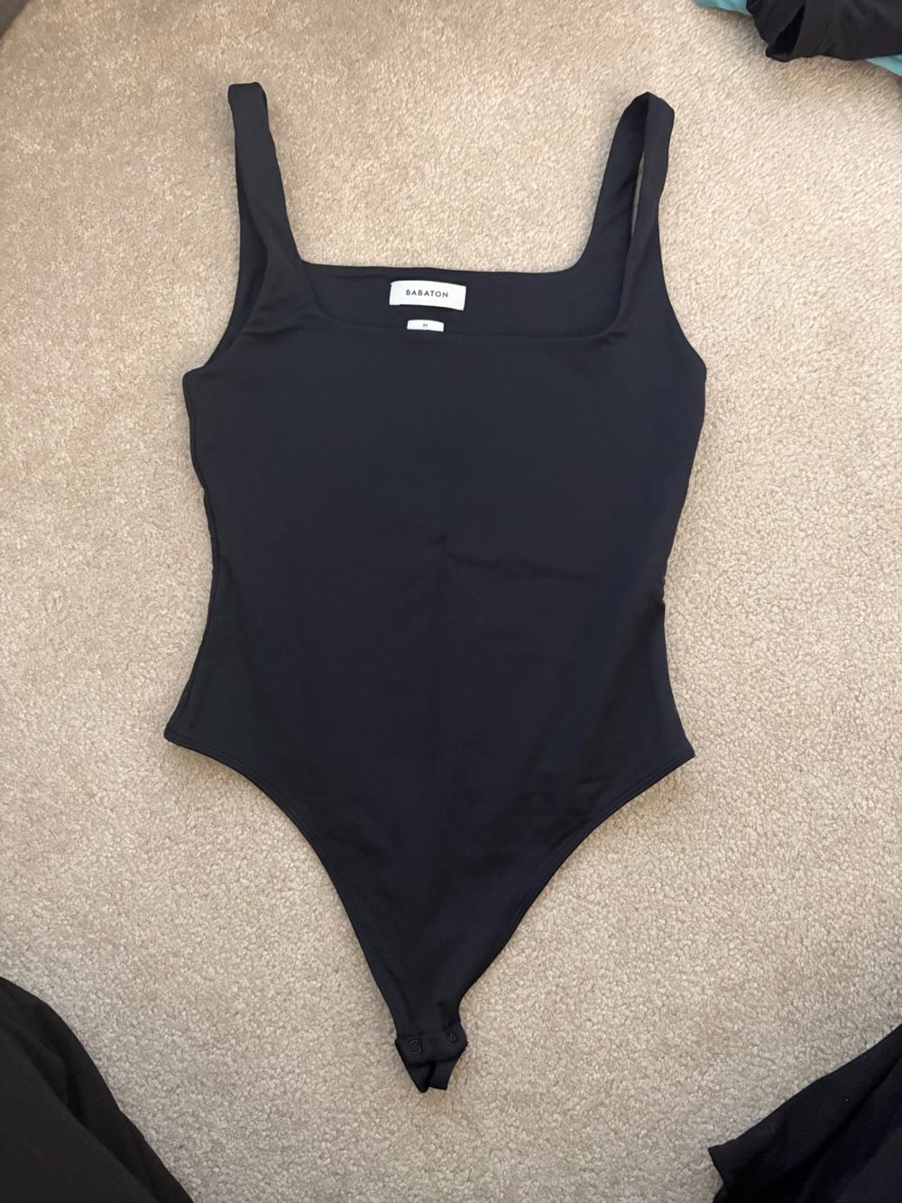 Babaton Black One-Piece Bodysuit